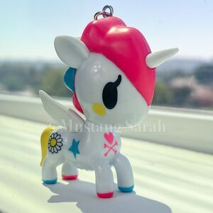 Rare Tokidoki Super Fan Unicorno Bag Charm Keychain Vintage 2015 Stellina HTF